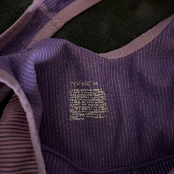 Colsie Pink & Purple Bra/Top - Picture 3 of 3